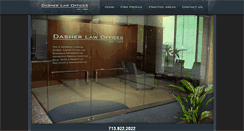 Desktop Screenshot of dasherlawoffices.com